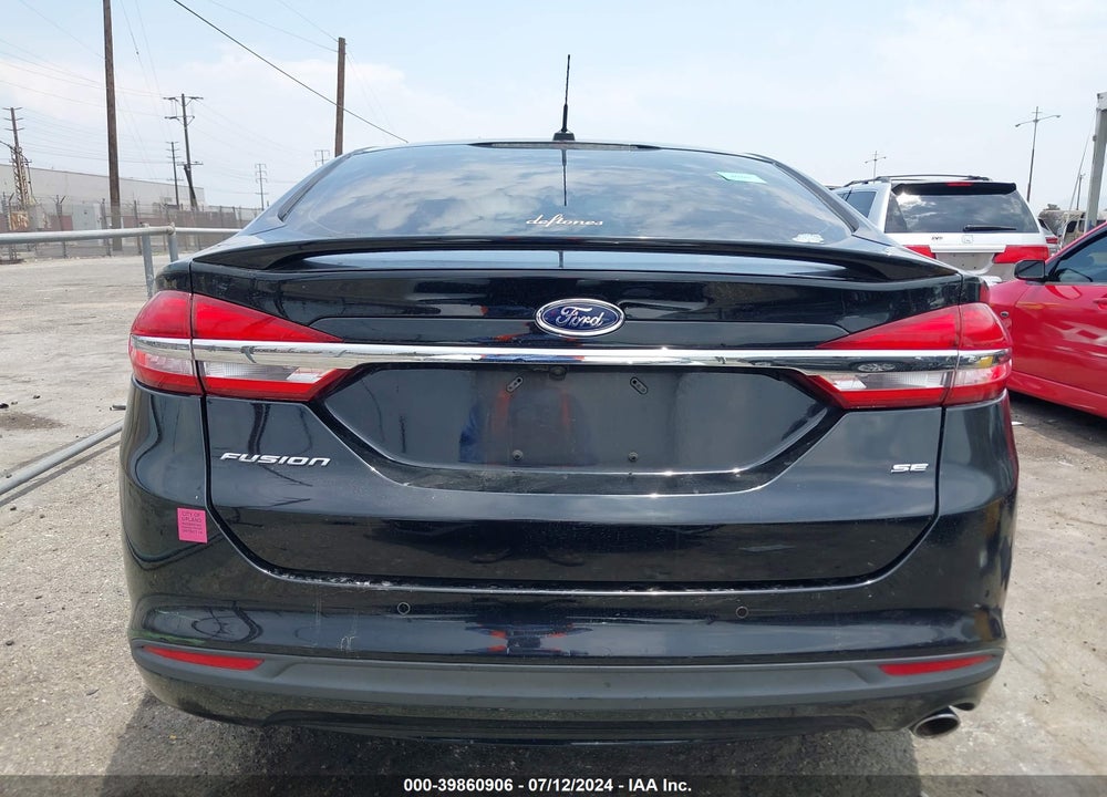 2018 FORD FUSION SE VIN: 3FA6P0H75JR187430