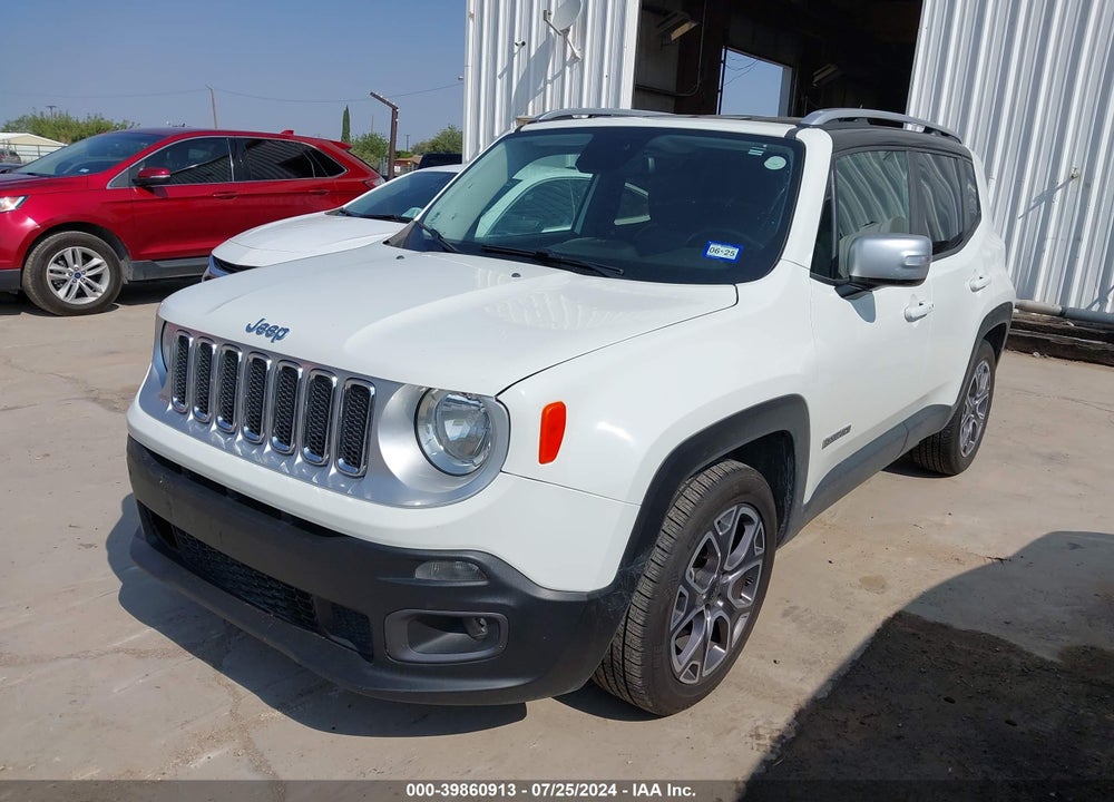 2017 JEEP RENEGADE LIMITED FWD VIN: ZACCJADB3HPE40442