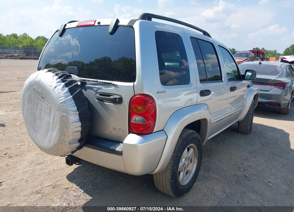 2002 JEEP LIBERTY LIMITED EDITION VIN: 1J4GL58K12W156048