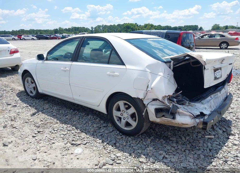 2002 TOYOTA CAMRY SE V6 VIN: 4T1BF30K62U503954