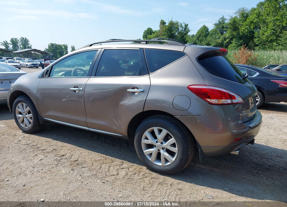 2011 NISSAN MURANO SL VIN: JN8AZ1MW3BW188371
