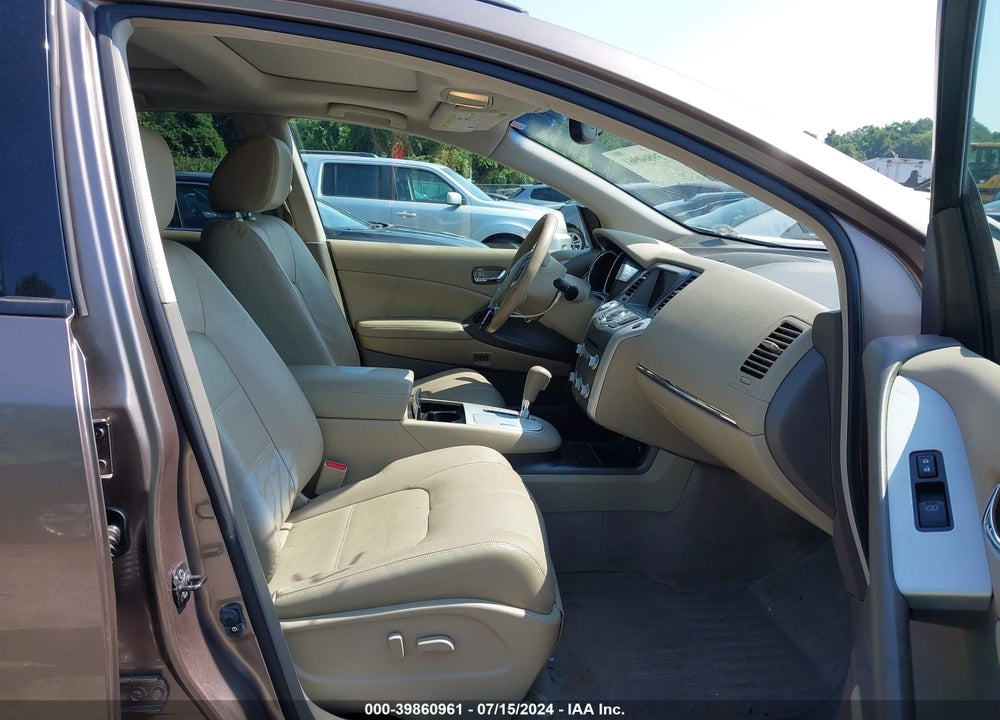 2011 NISSAN MURANO SL VIN: JN8AZ1MW3BW188371
