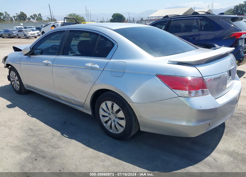 2010 HONDA ACCORD 2.4 LX VIN: 1HGCP2F34AA049236