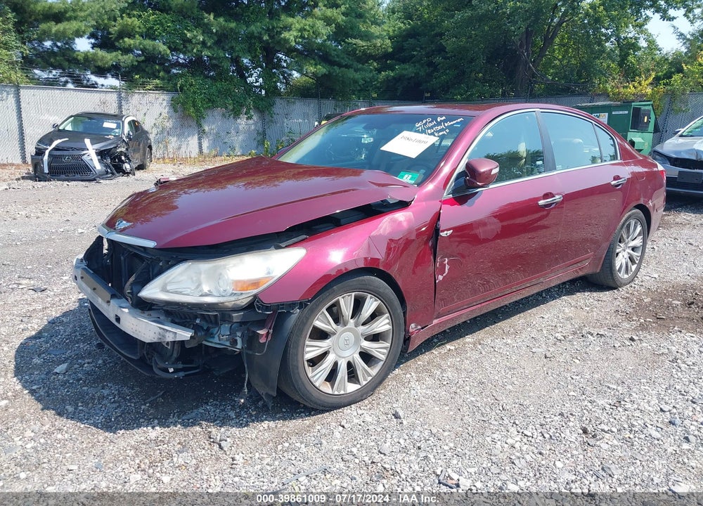 2009 HYUNDAI GENESIS 3.8 VIN: KMHGC46E99U018417
