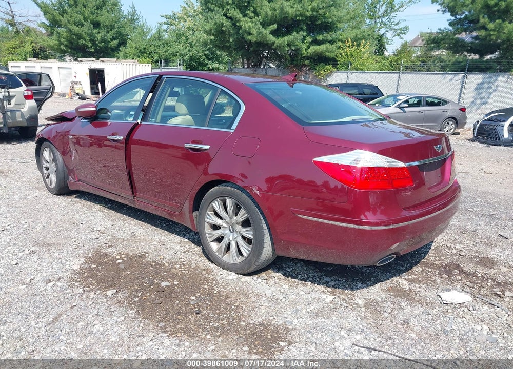 2009 HYUNDAI GENESIS 3.8 VIN: KMHGC46E99U018417