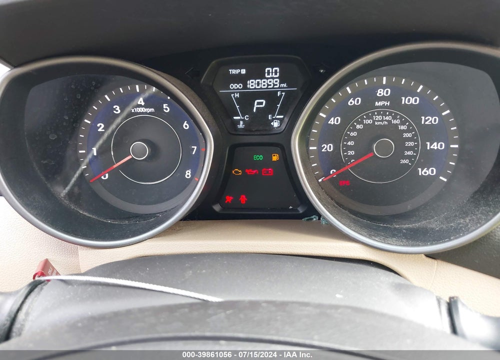 2013 HYUNDAI ELANTRA GLS VIN: 5NPDH4AE5DH328082