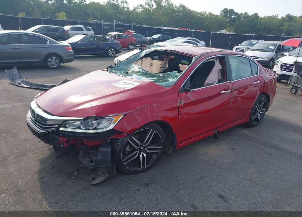 2017 HONDA ACCORD SPORT SE VIN: 1HGCR2F13HA158483
