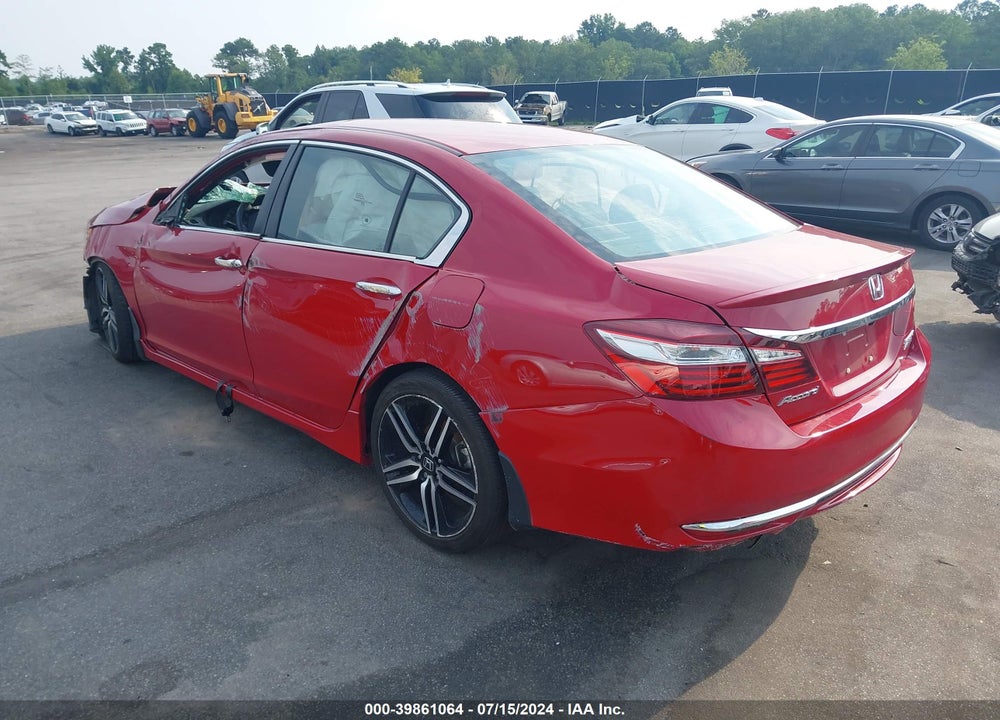 2017 HONDA ACCORD SPORT SE VIN: 1HGCR2F13HA158483