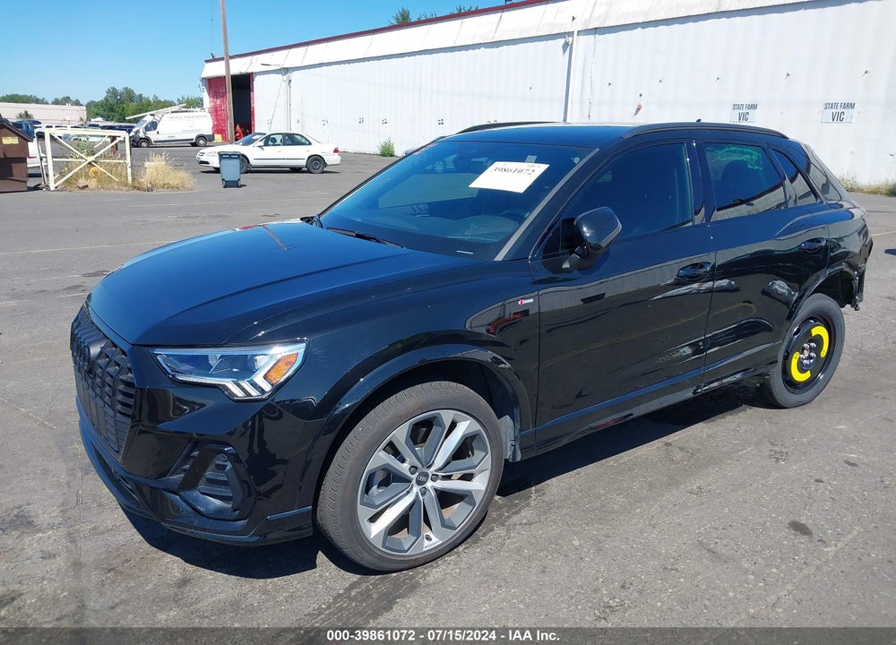 2022 AUDI Q3 PREMIUM PLUS 45 TFSI S LINE QUATTRO TIPTRONIC VIN: WA1EECF33N1004453