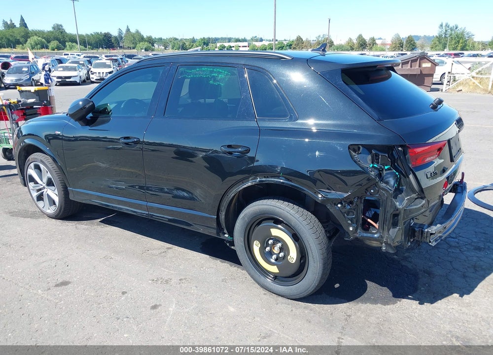 2022 AUDI Q3 PREMIUM PLUS 45 TFSI S LINE QUATTRO TIPTRONIC VIN: WA1EECF33N1004453