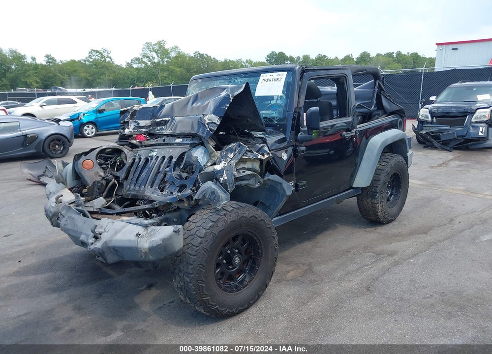 2012 JEEP WRANGLER SPORT VIN: 1C4AJWAG7CL191483