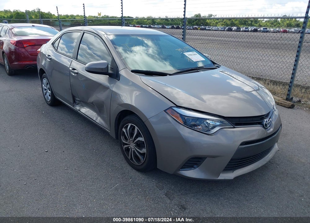 2016 TOYOTA COROLLA LE VIN: 5YFBURHE0GP457828