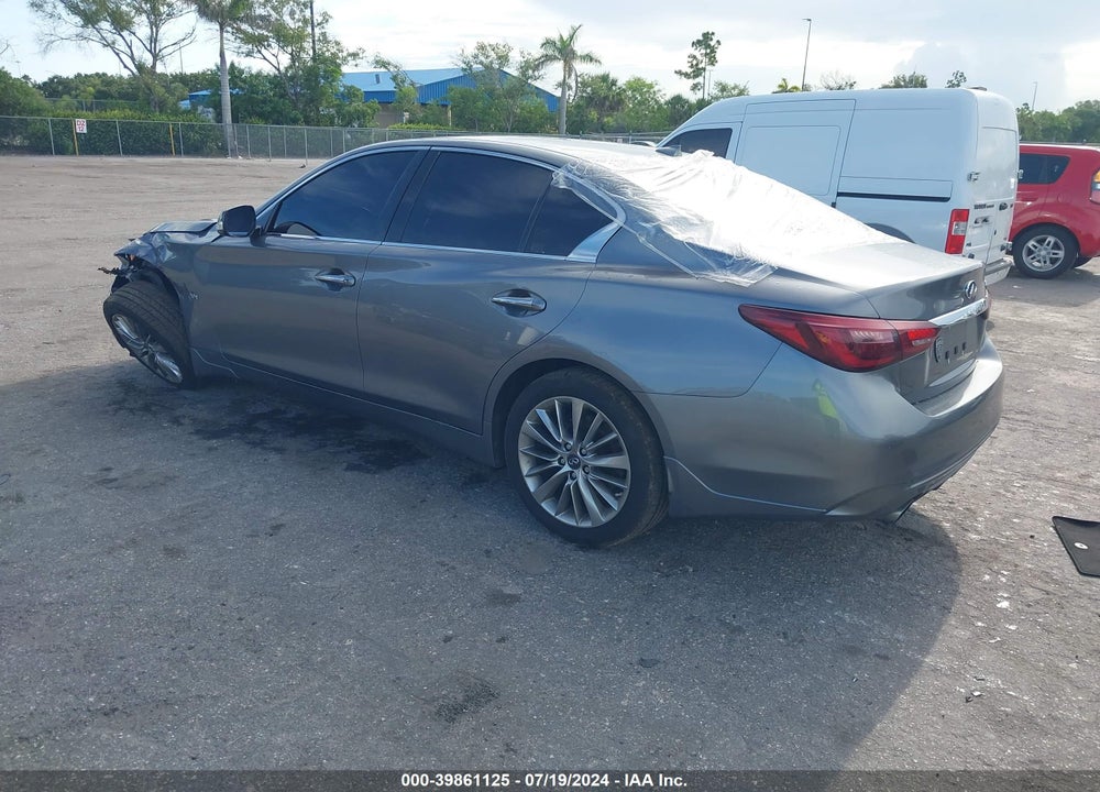 2019 INFINITI Q50 3.0T LUXE VIN: JN1EV7AP3KM512491