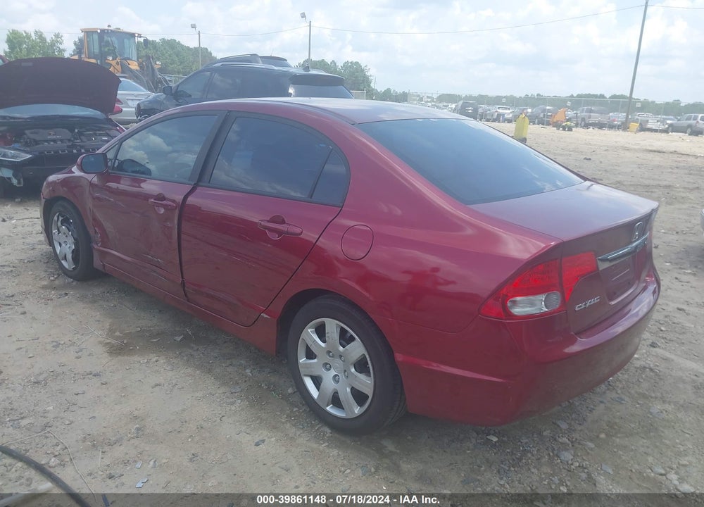 2010 HONDA CIVIC LX VIN: 19XFA1F51AE085827