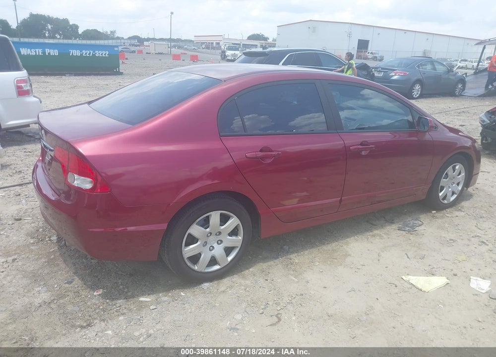 2010 HONDA CIVIC LX VIN: 19XFA1F51AE085827