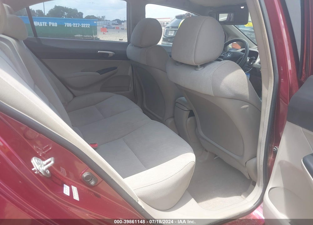 2010 HONDA CIVIC LX VIN: 19XFA1F51AE085827