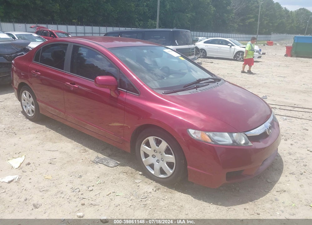 2010 HONDA CIVIC LX VIN: 19XFA1F51AE085827