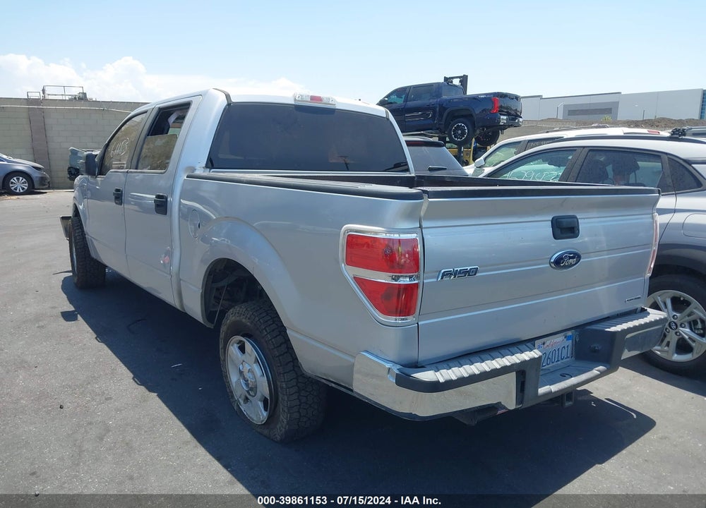 2013 FORD F-150 XLT VIN: 1FTEW1CMXDFA80595