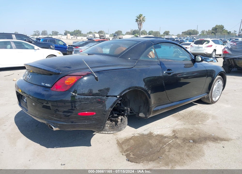 2004 LEXUS SC 430 VIN: JTHFN48Y940056746