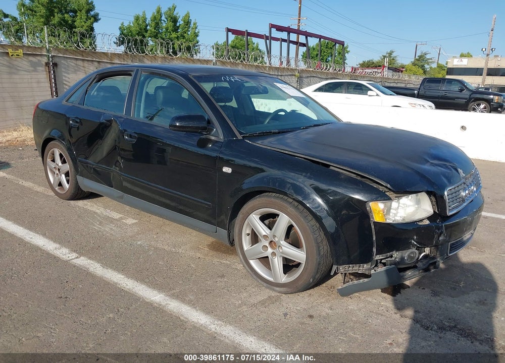 2002 AUDI A4 1.8T VIN: WAULC68EX2A230503