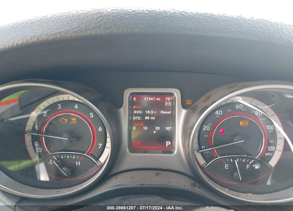 2018 DODGE JOURNEY CROSSROAD VIN: 3C4PDCGB1JT335848