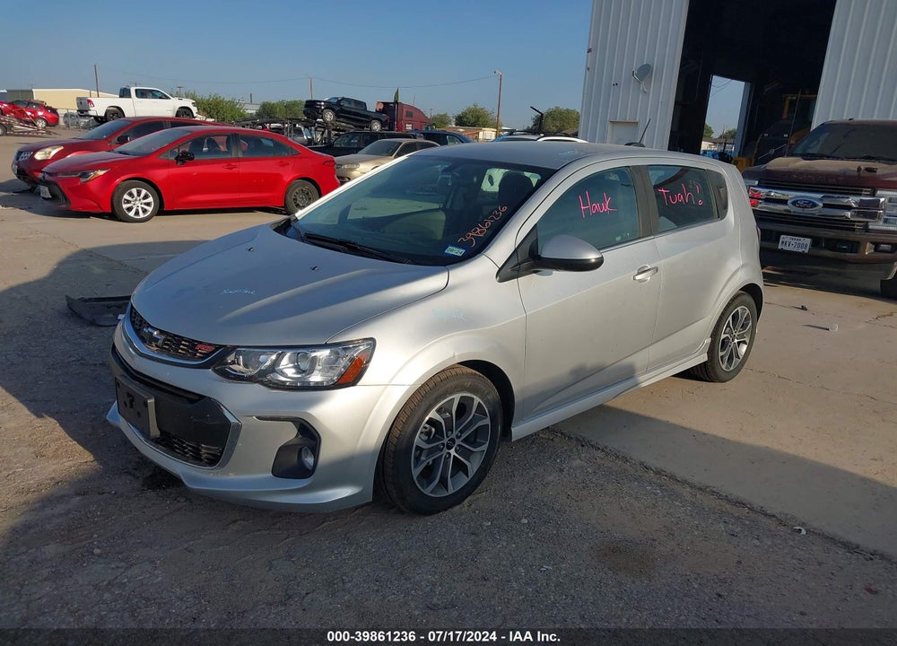 2020 CHEVROLET SONIC VIN: 1G1JD6SB2L4101024