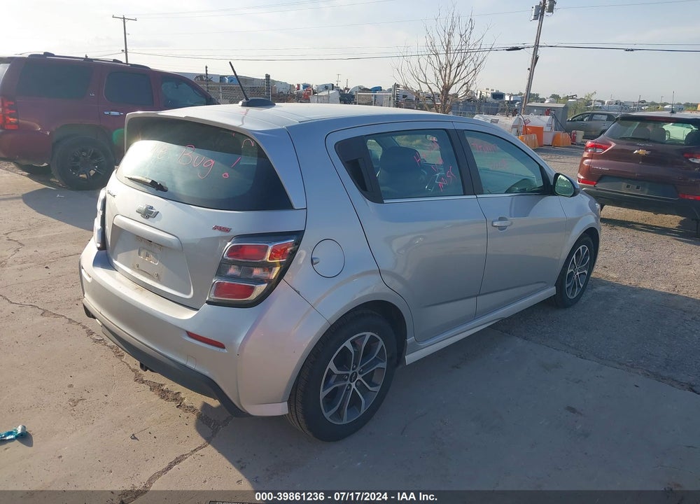 2020 CHEVROLET SONIC VIN: 1G1JD6SB2L4101024