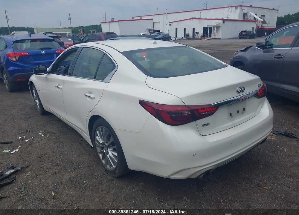 2019 INFINITI Q50 3.0T LUXE VIN: JN1EV7AR4KM551446
