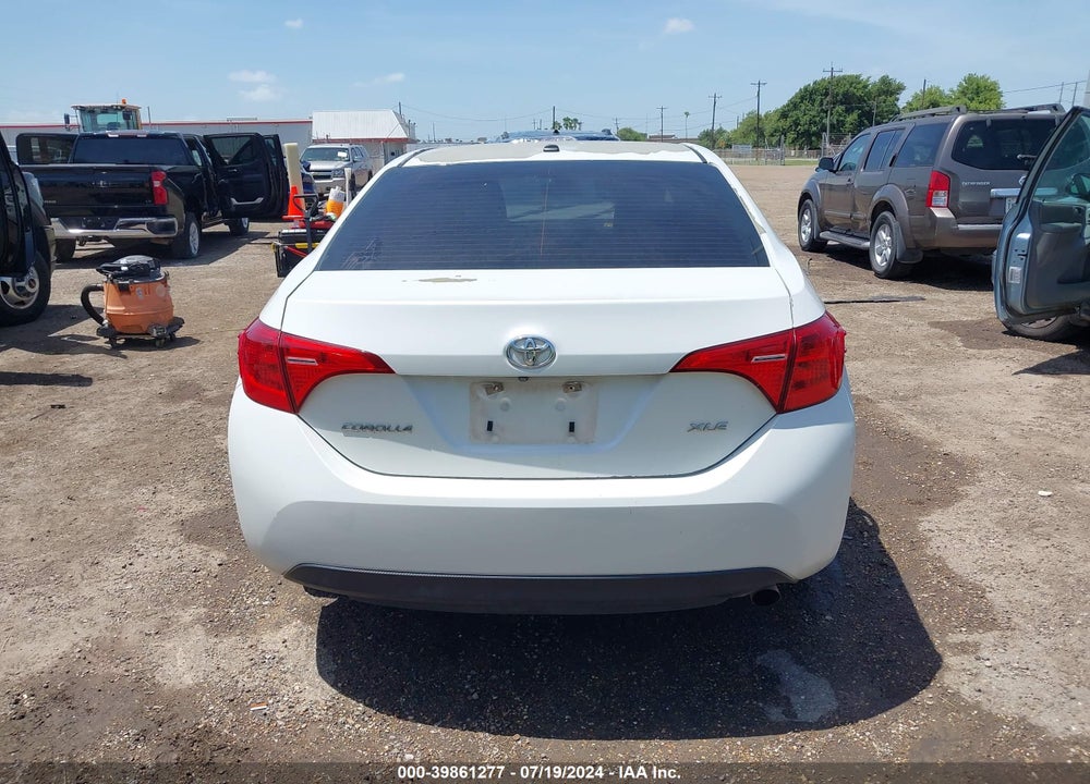 2017 TOYOTA COROLLA XLE VIN: 5YFBURHE2HP640326