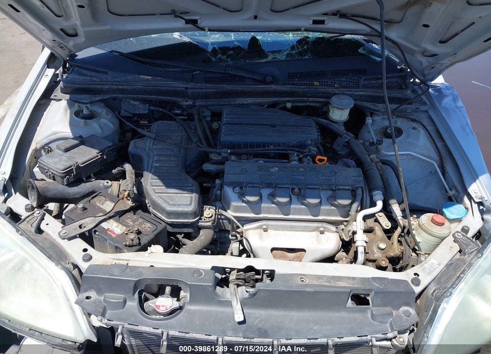 2002 HONDA CIVIC LX VIN: 1HGES16542L029819