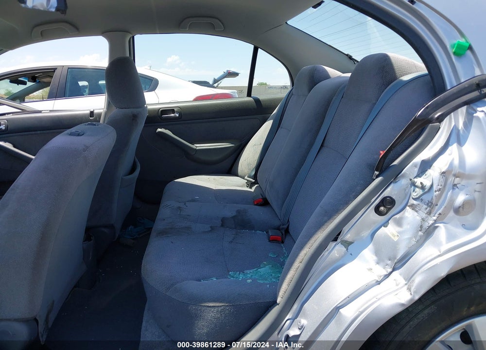 2002 HONDA CIVIC LX VIN: 1HGES16542L029819