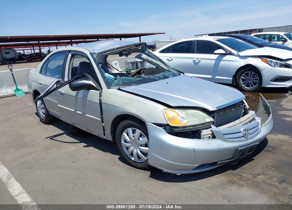 2002 HONDA CIVIC LX VIN: 1HGES16542L029819