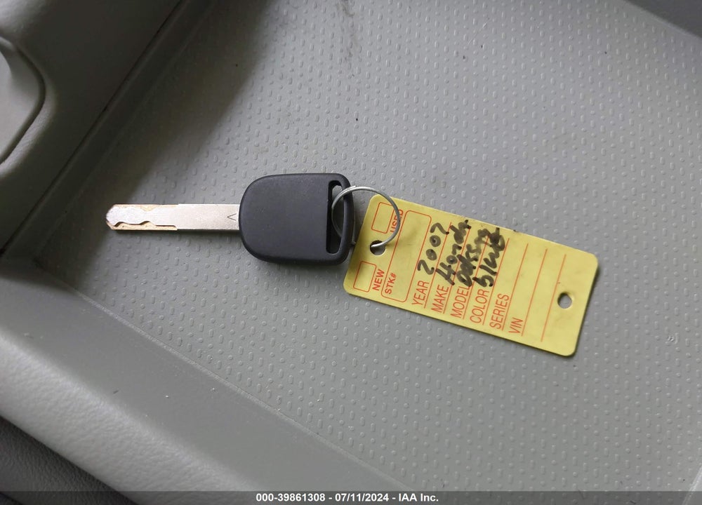 2007 HONDA ODYSSEY EX VIN: 5FNRL38497B437739