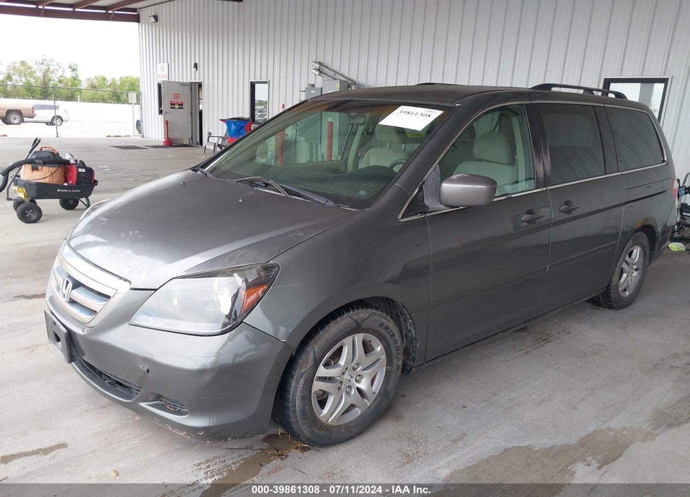 2007 HONDA ODYSSEY EX VIN: 5FNRL38497B437739