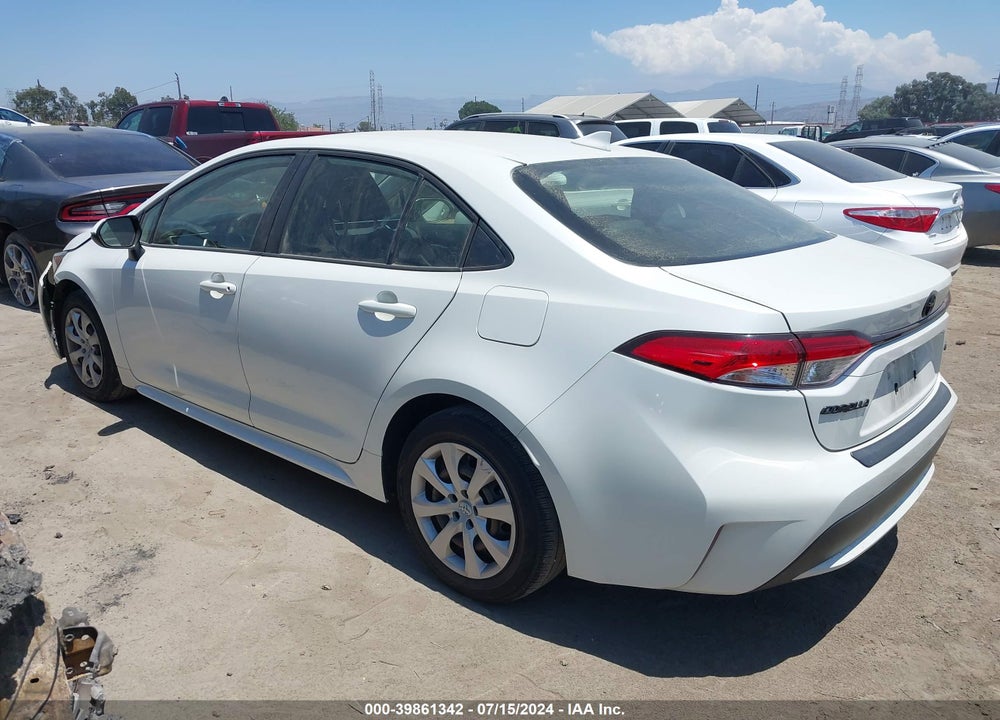 2021 TOYOTA COROLLA LE VIN: JTDEPMAE6MJ134952
