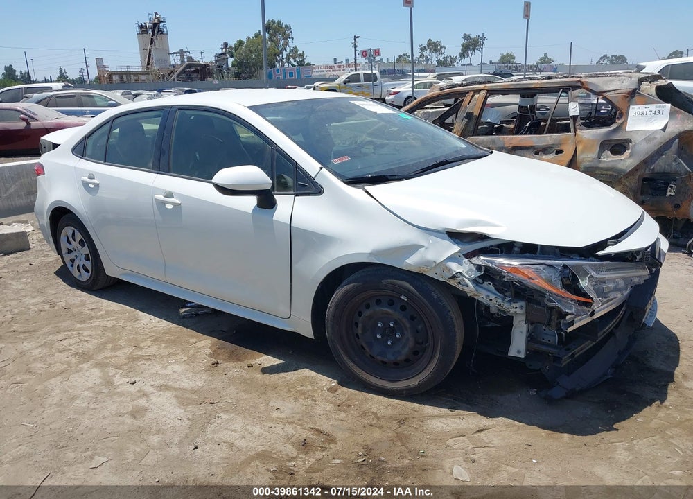 2021 TOYOTA COROLLA LE VIN: JTDEPMAE6MJ134952