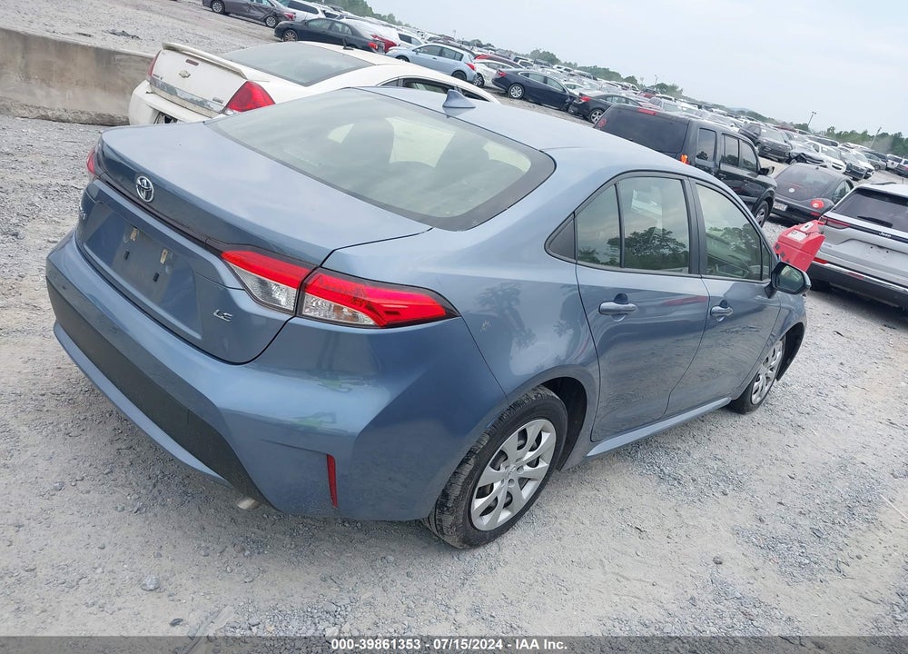 2020 TOYOTA COROLLA LE VIN: JTDEPRAE7LJ022916