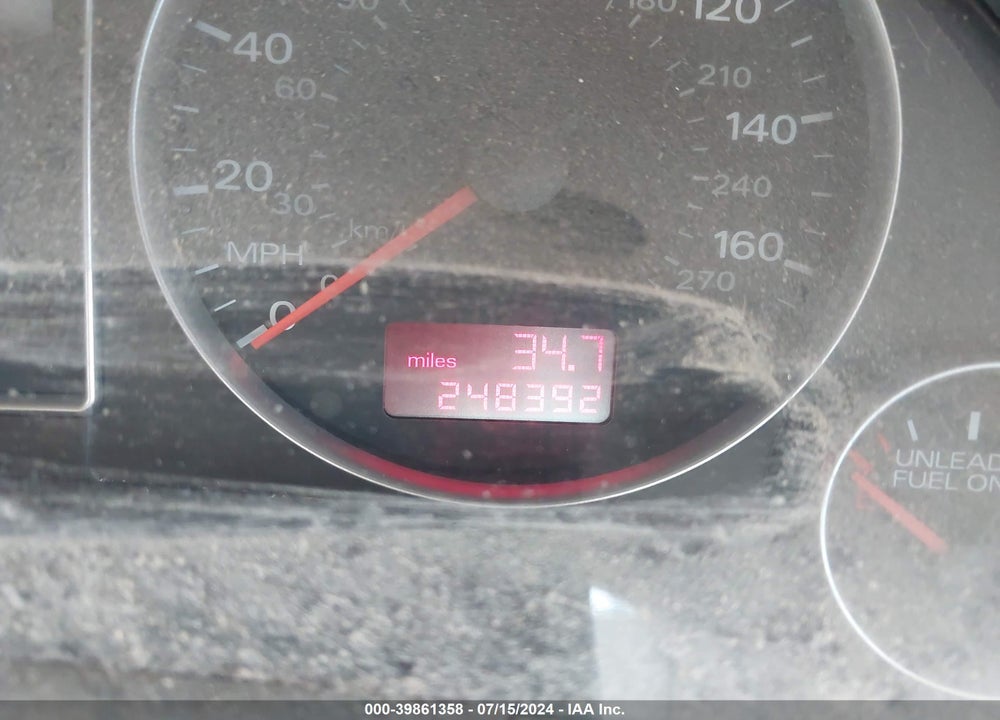2005 AUDI A4 2.0T VIN: WAUDF68E75A449712