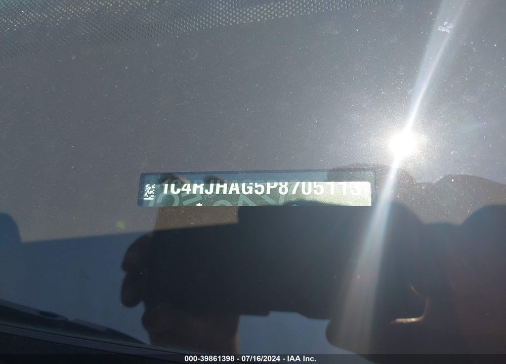 2023 JEEP GRAND CHEROKEE ALTITUDE VIN: 1C4RJHAG5P8705113