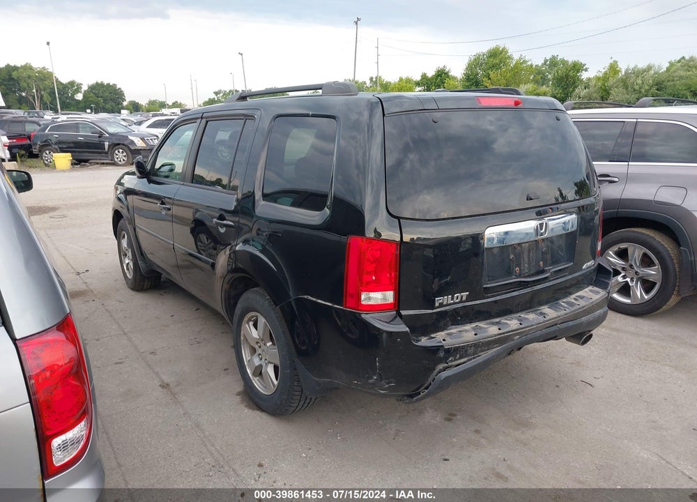 2009 HONDA PILOT EX-L VIN: 5FNYF48629B048891