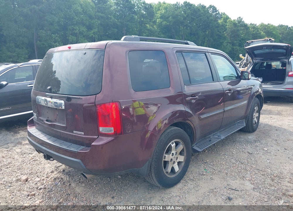 2010 HONDA PILOT TOURING VIN: 5FNYF3H9XAB002587