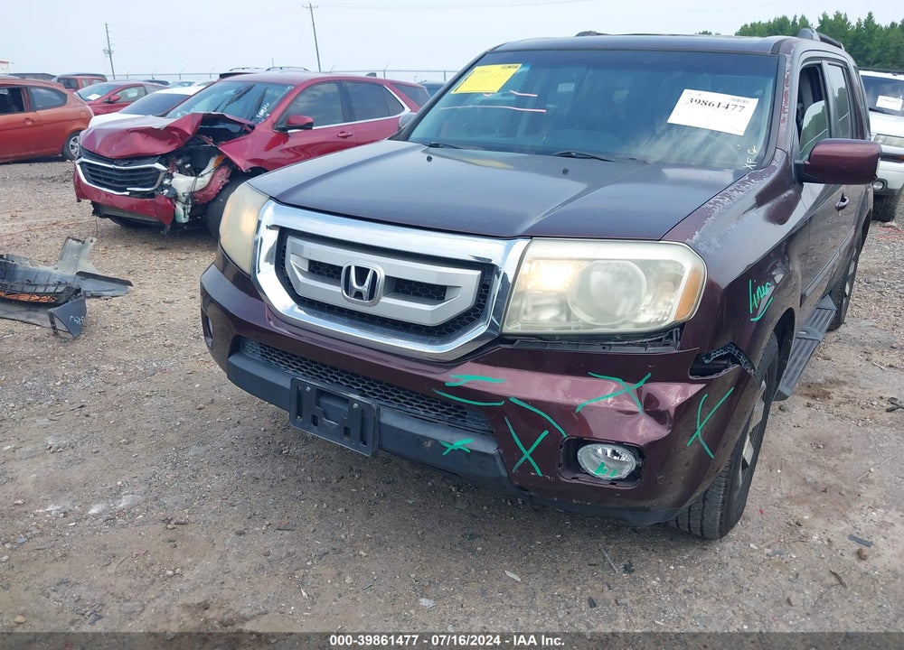 2010 HONDA PILOT TOURING VIN: 5FNYF3H9XAB002587