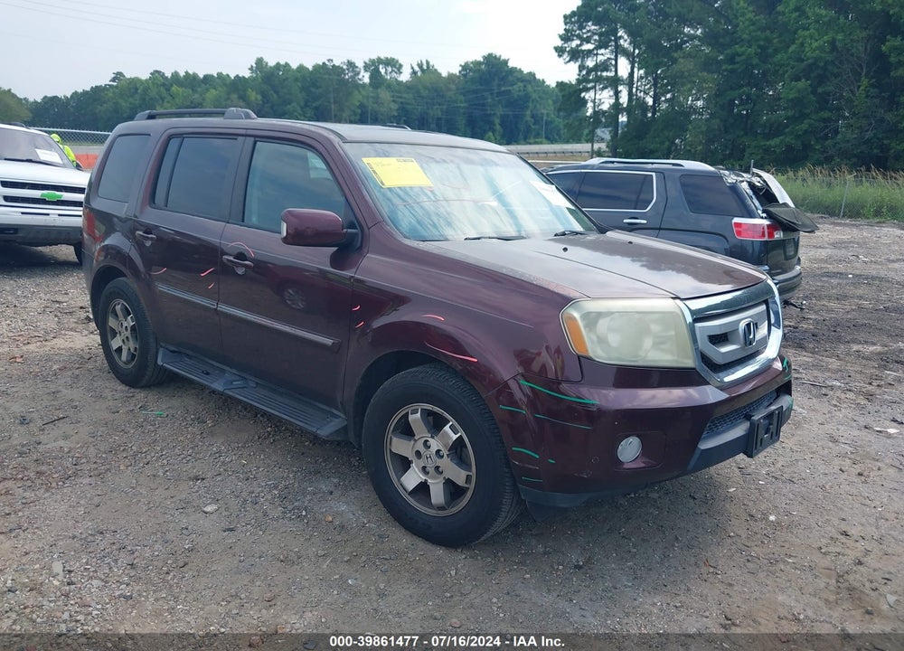 2010 HONDA PILOT TOURING VIN: 5FNYF3H9XAB002587