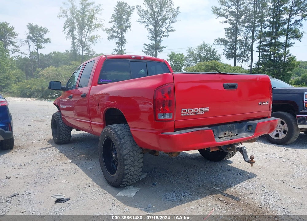2003 DODGE RAM 2500 SLT/LARAMIE/ST VIN: 3D7KU28D03G794049