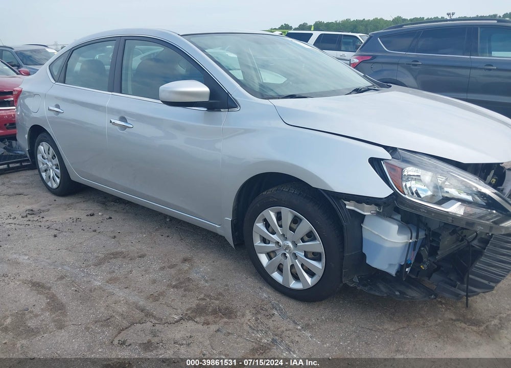 2017 NISSAN SENTRA SV VIN: 3N1AB7AP8HY339483