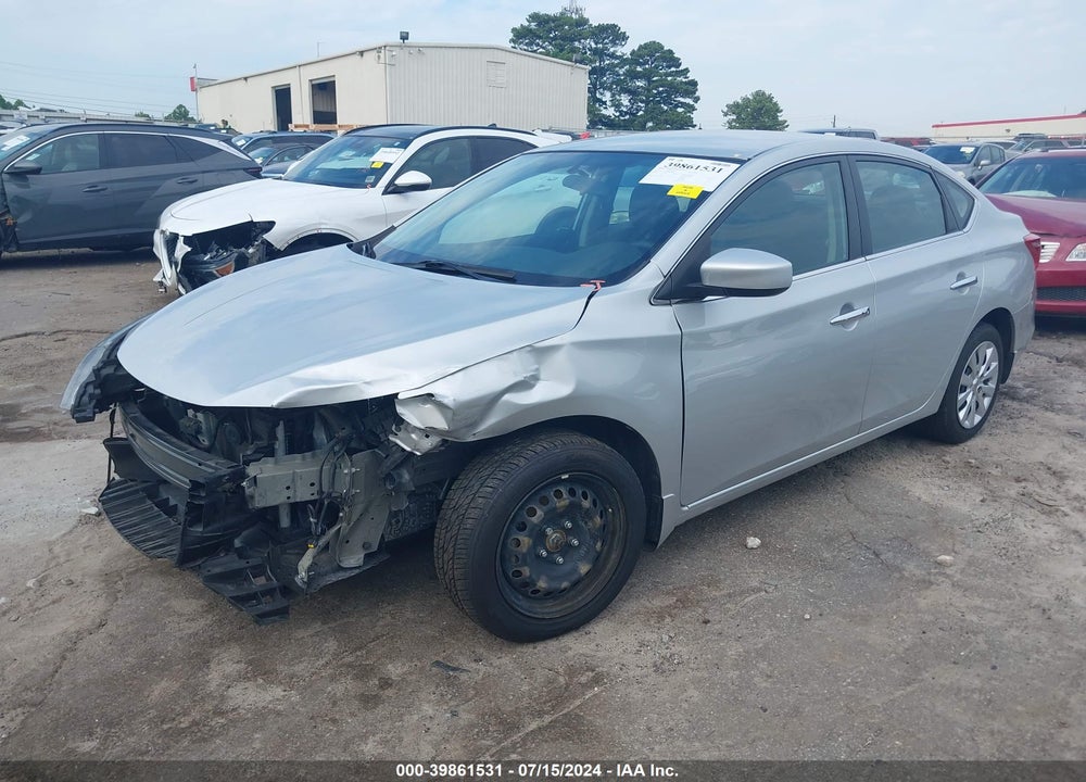 2017 NISSAN SENTRA SV VIN: 3N1AB7AP8HY339483