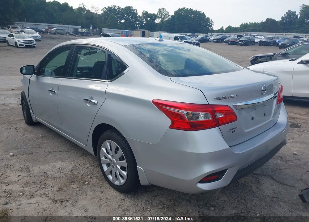 2017 NISSAN SENTRA SV VIN: 3N1AB7AP8HY339483