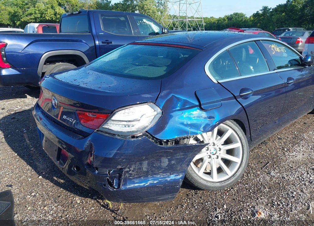 2014 BMW 640I GRAN COUPE VIN: WBA6A0C54ED317193