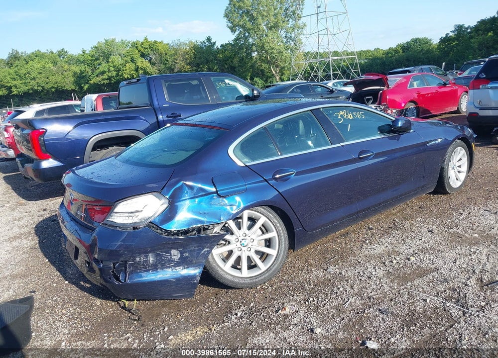2014 BMW 640I GRAN COUPE VIN: WBA6A0C54ED317193