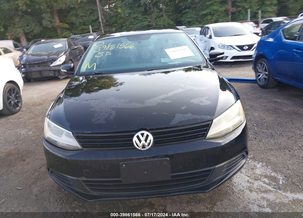 2012 VOLKSWAGEN JETTA 2.5L SE VIN: 3VWDP7AJ7CM423301